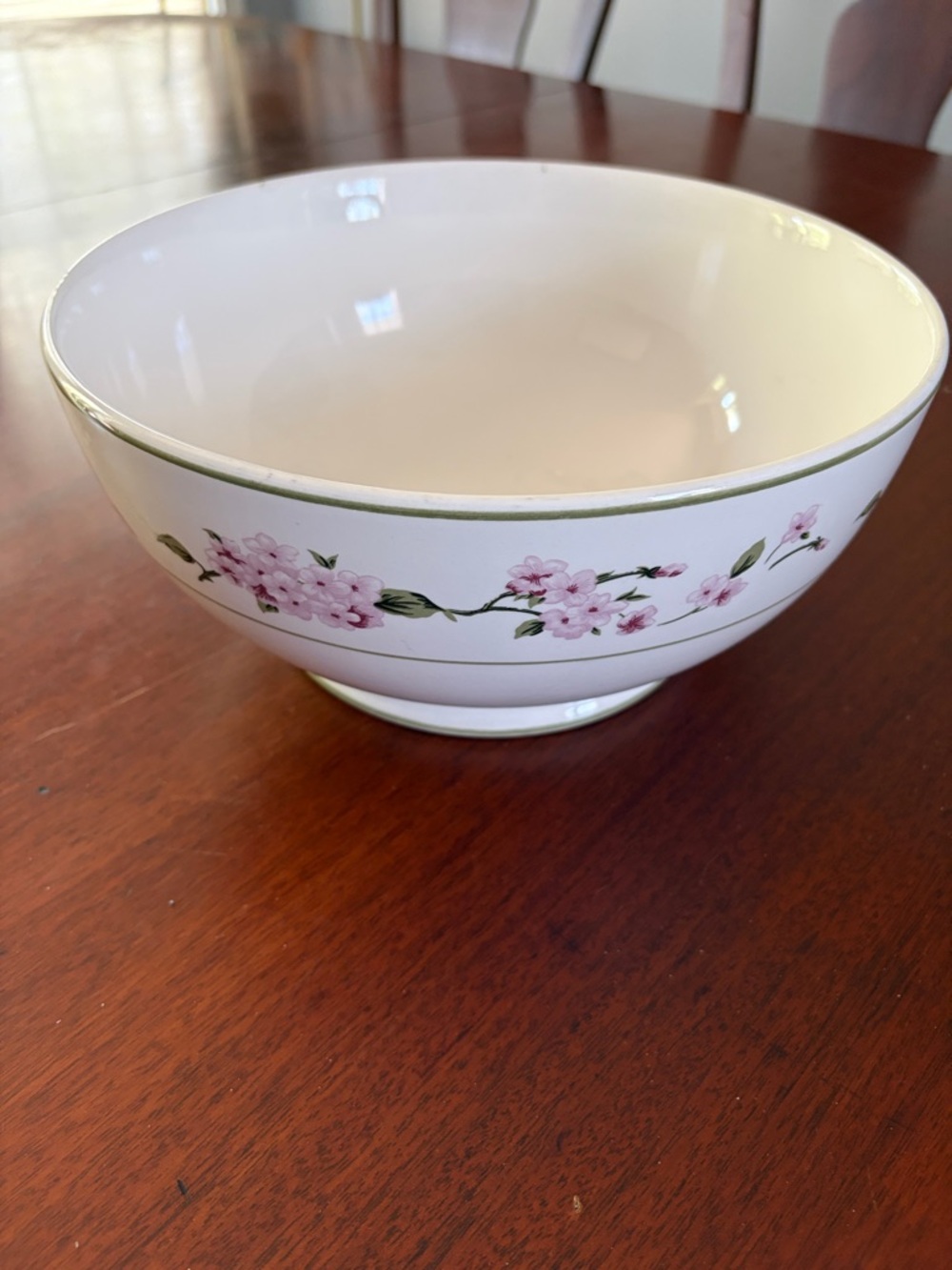 Martha Stewart footed serving bowl